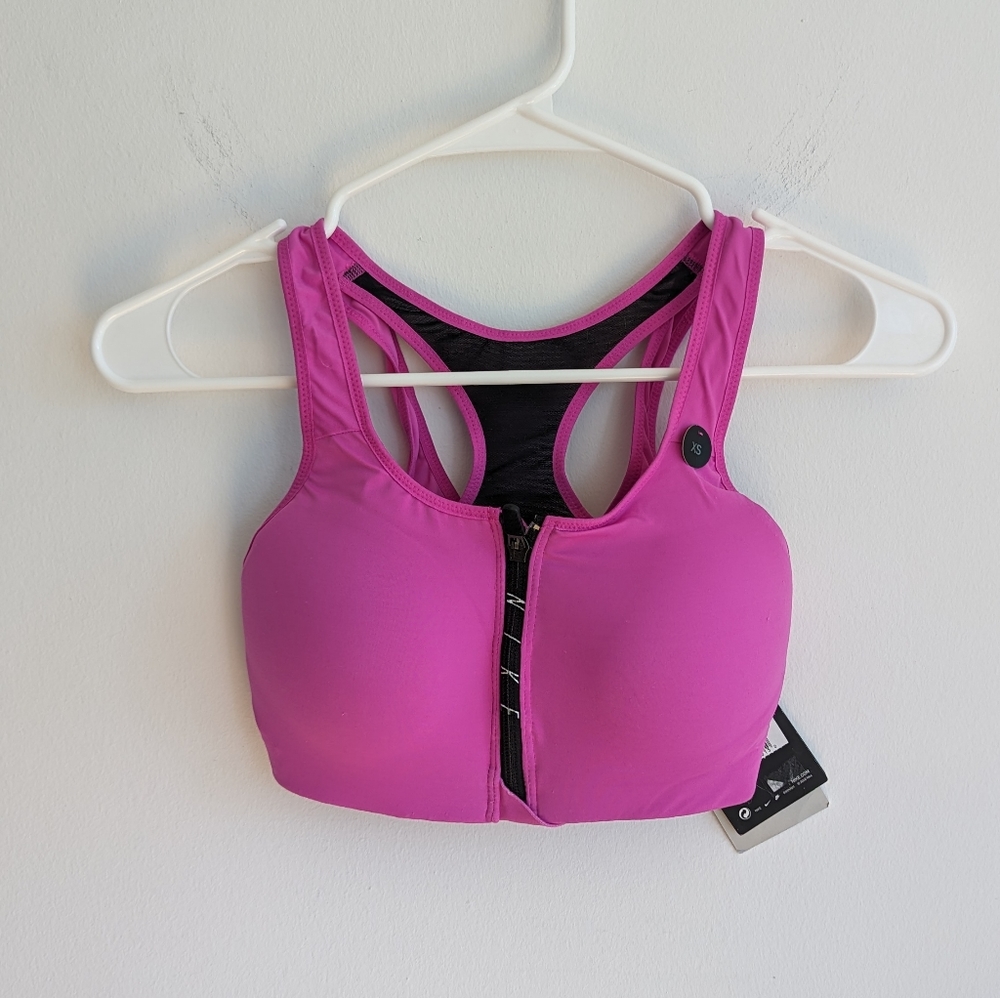 NWT Nike Shape Zip Padded Bra